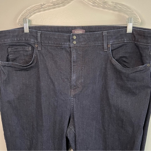 NYDJ Women's Cool Embrace Ankle Jeans Plus Sz 24W Snap Button Dark Wash - Picture 5 of 9